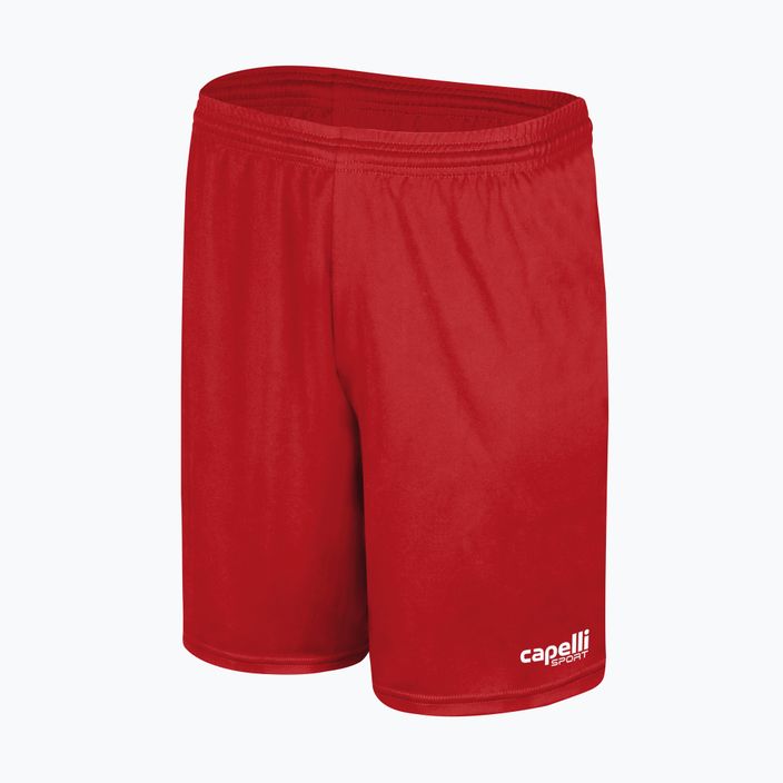 Capelli Sport Cs One Adult Match Детски футболни шорти червено/бяло 4