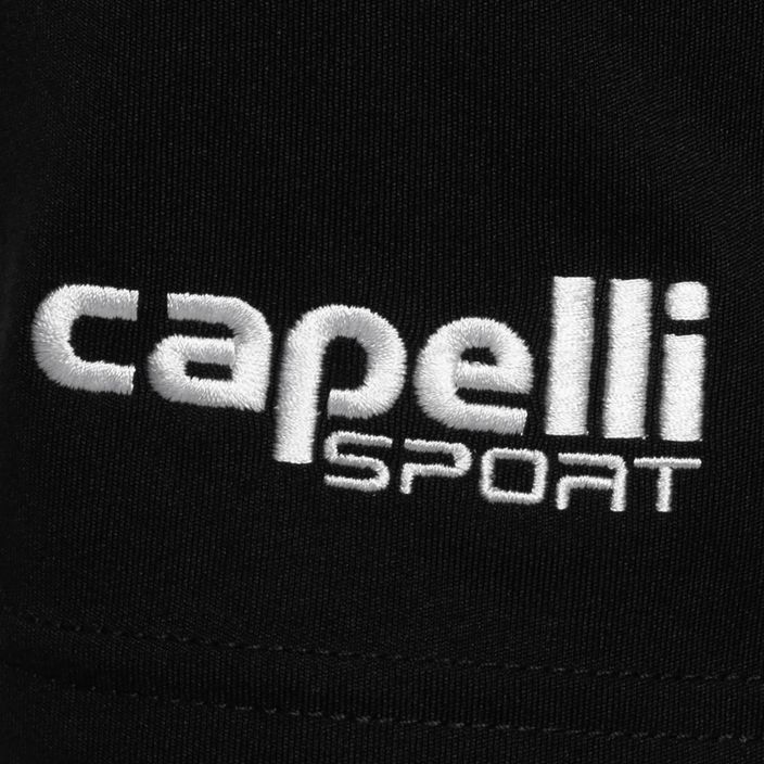 Capelli Sport Cs One Youth Match черно-бели детски футболни шорти 3