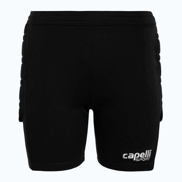 Capelli Basics I Младежки шорти за вратари с подплънки черно/бяло