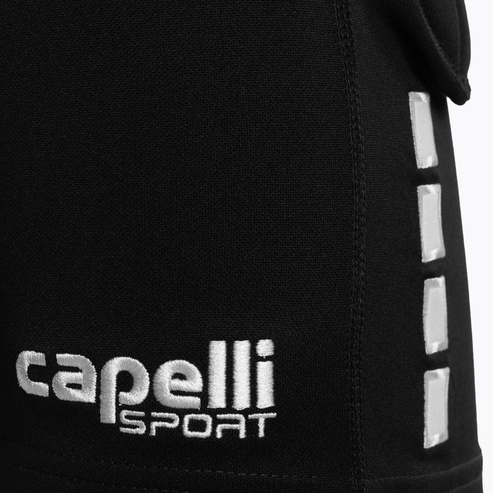 Capelli Basics I Младежки шорти за вратари с подплънки черно/бяло 4
