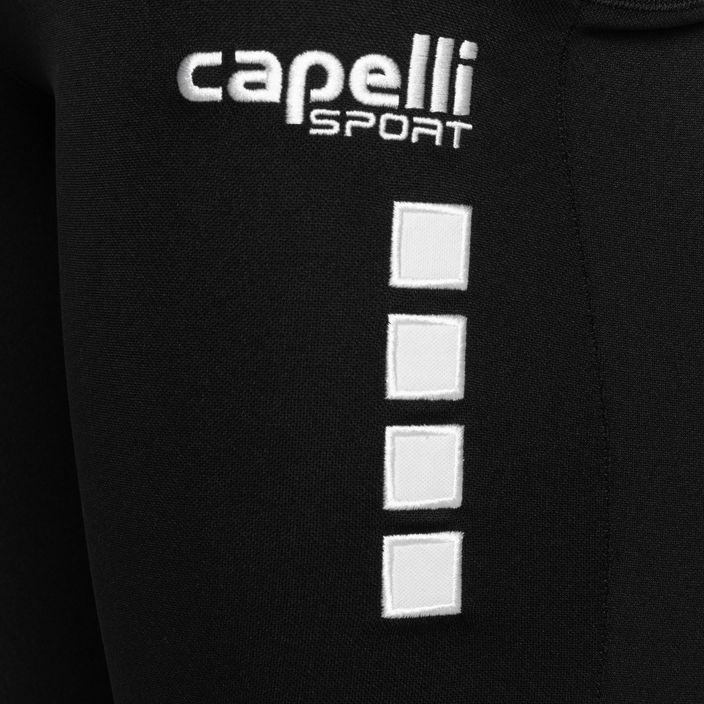 Capelli Basics I Младежки вратарски панталон с подплънки черен/бял 4