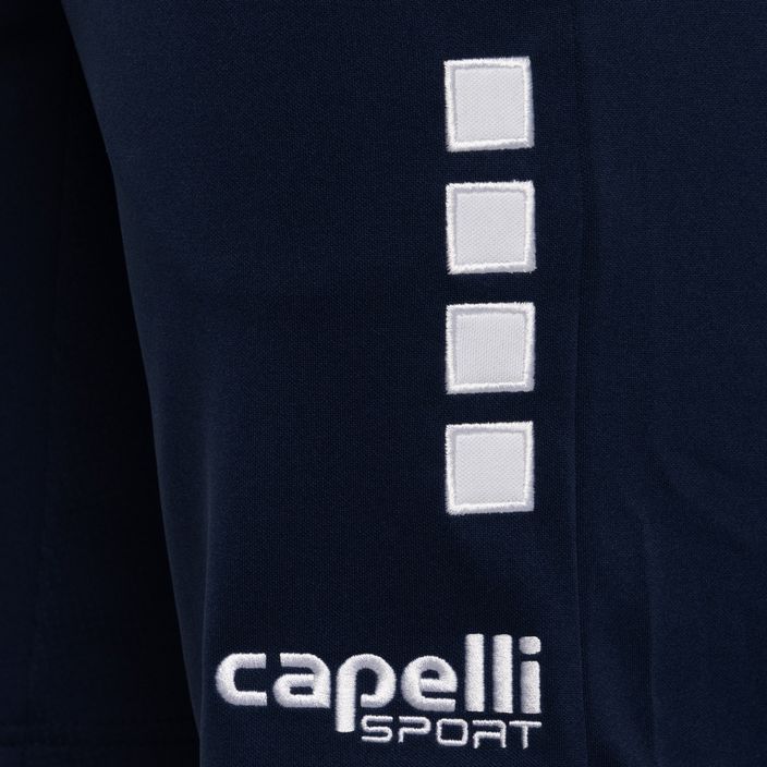 Capelli Uptown Младежки тренировъчни футболни шорти тъмносиньо/бяло 3