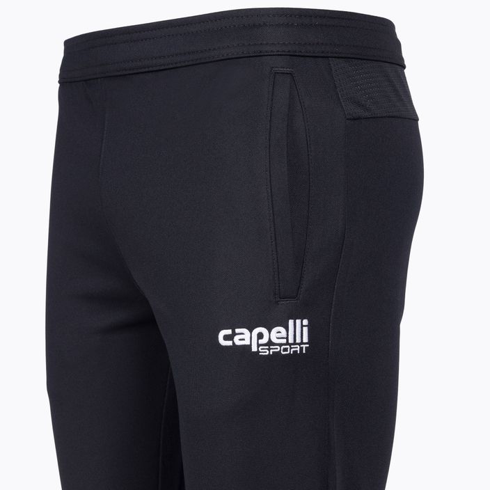 Детски футболен панталон Capelli Basic I Youth Training черен/бял 3