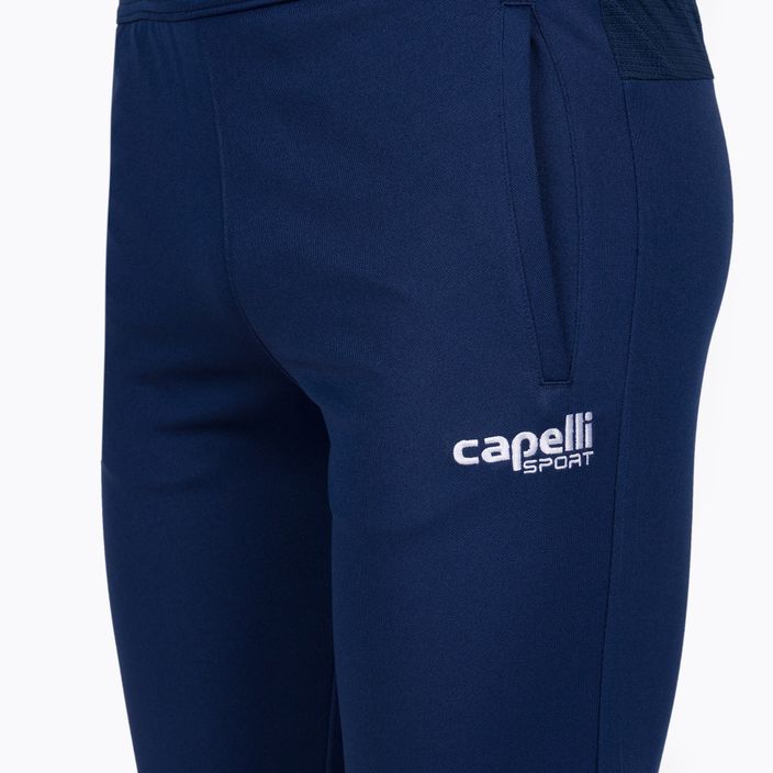 Детски футболни панталони Capelli Basic I Youth Training тъмносин/бял 3