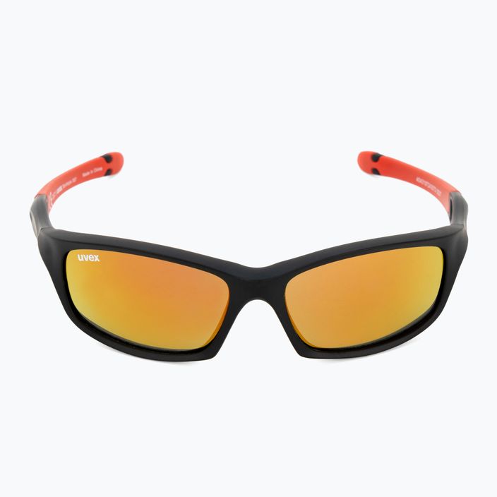 UVEX детски слънчеви очила Sportstyle black mat red/ mirror red 507 53/3/866/2316 3