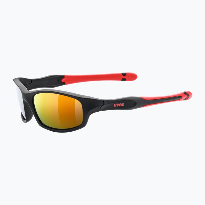 UVEX детски слънчеви очила Sportstyle black mat red/ mirror red 507 53/3/866/2316 5