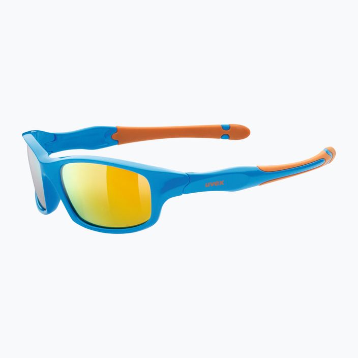 UVEX детски слънчеви очила Sportstyle синьо оранжево/огледално розово 507 53/3/866/4316 5