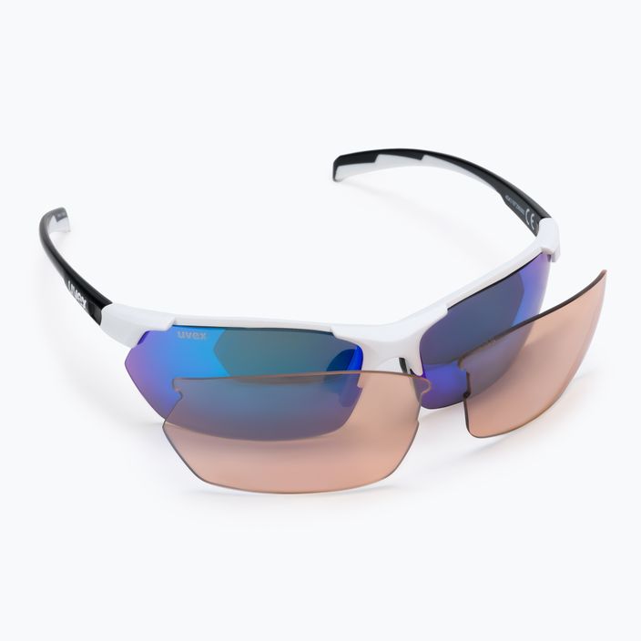 UVEX Sportstyle 114 слънчеви очила черно и бяло S5309398216 6