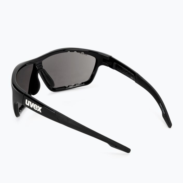 UVEX Sportstyle 706 черни/светлоогледални сребърни слънчеви очила 53/2/006/2216 2