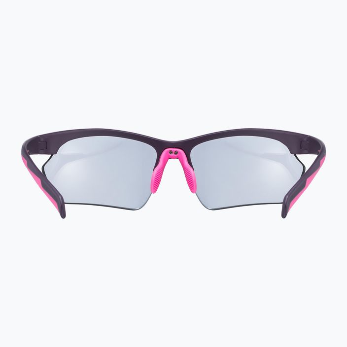 UVEX Sportstyle 802 V Малки лилаво-розови матови/димни слънчеви очила 3
