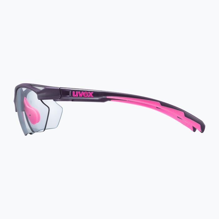 UVEX Sportstyle 802 V Малки лилаво-розови матови/димни слънчеви очила 4