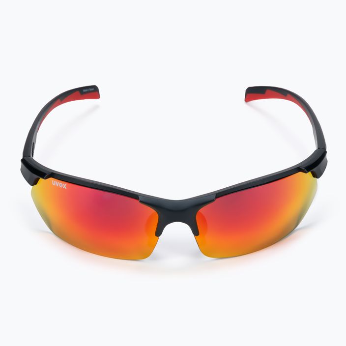UVEX Sportstyle 114 черни/червени слънчеви очила S5309395316 3