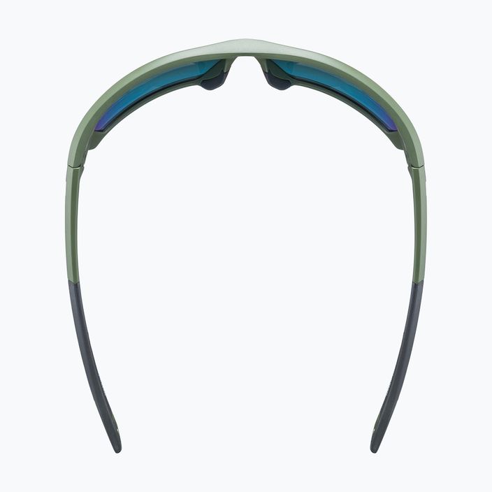 UVEX Sportstyle 225 маслиненозелен мат/огледално сребристи слънчеви очила 53/2/025/7716 8