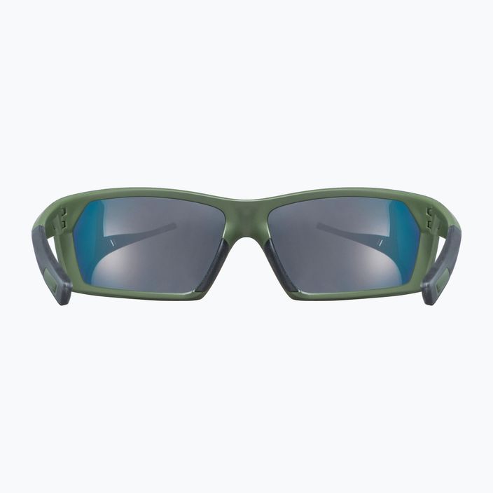 UVEX Sportstyle 225 маслиненозелен мат/огледално сребристи слънчеви очила 53/2/025/7716 9
