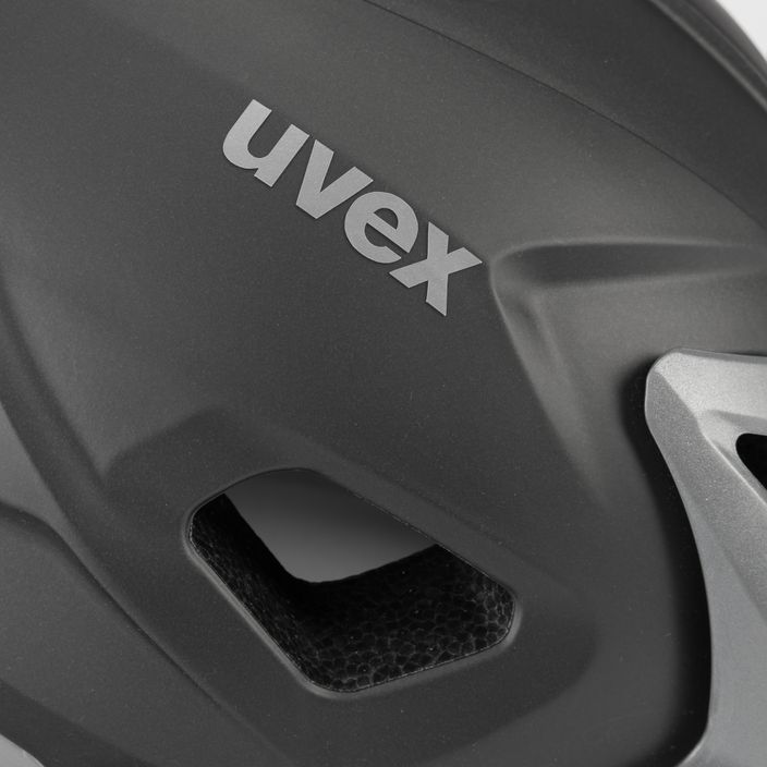 Велосипедна каска UVEX Quatro Integrale сива 410970 08 7