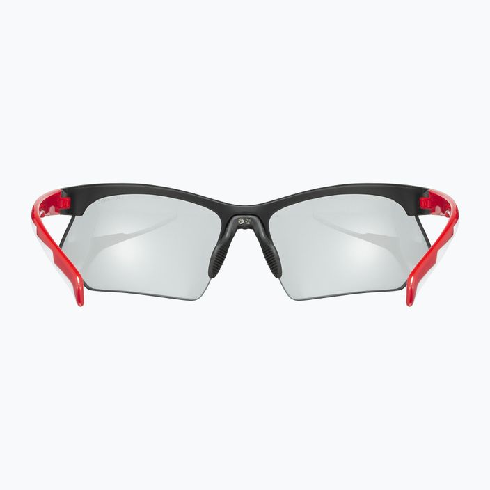UVEX Sportstyle 802 V черно-червено-бяло/вариоматичен дим очила за колоездене 53/0/872/2301 9