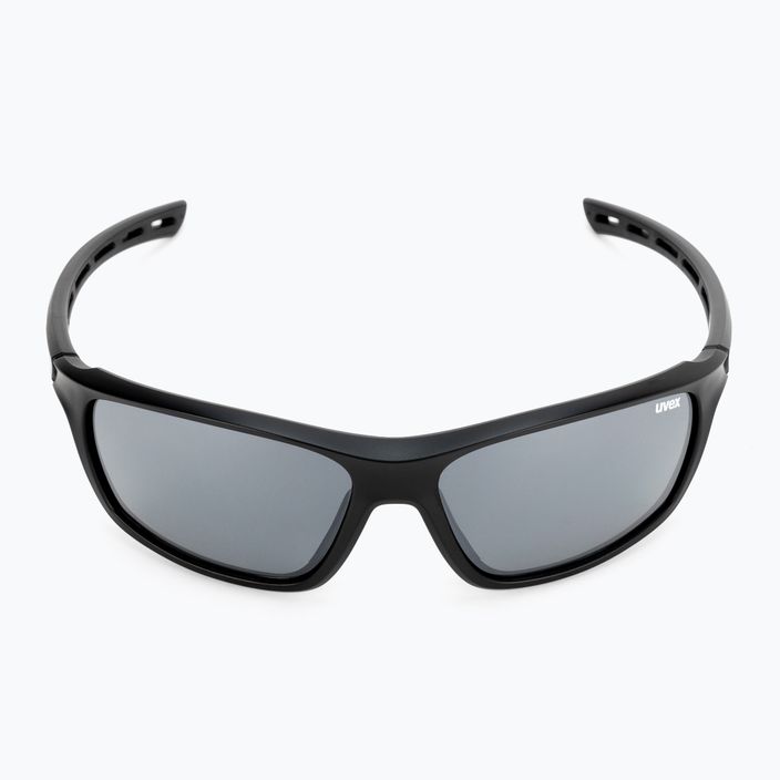 UVEX Sportstyle 229 черна матова/светлоогледална сребърна слънчеви очила 53/2/068/2216 2