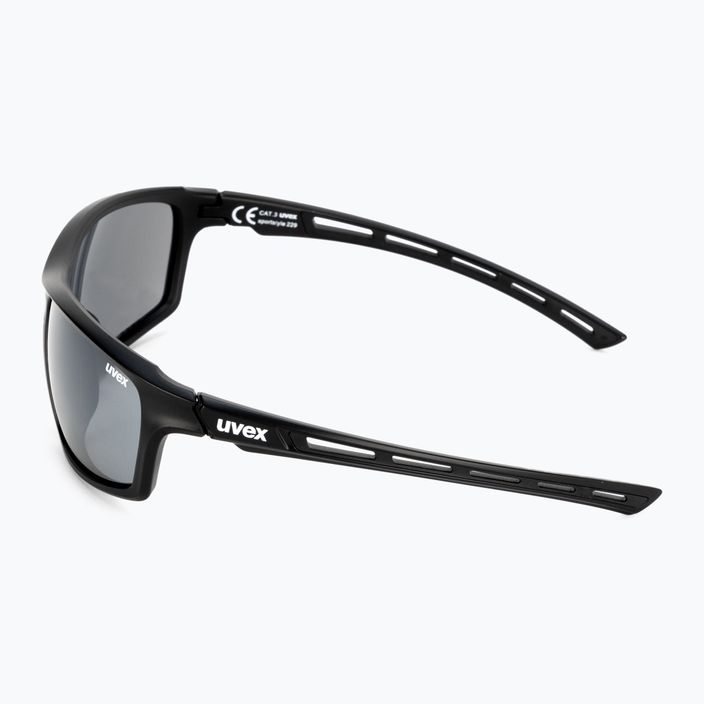 UVEX Sportstyle 229 черна матова/светлоогледална сребърна слънчеви очила 53/2/068/2216 3