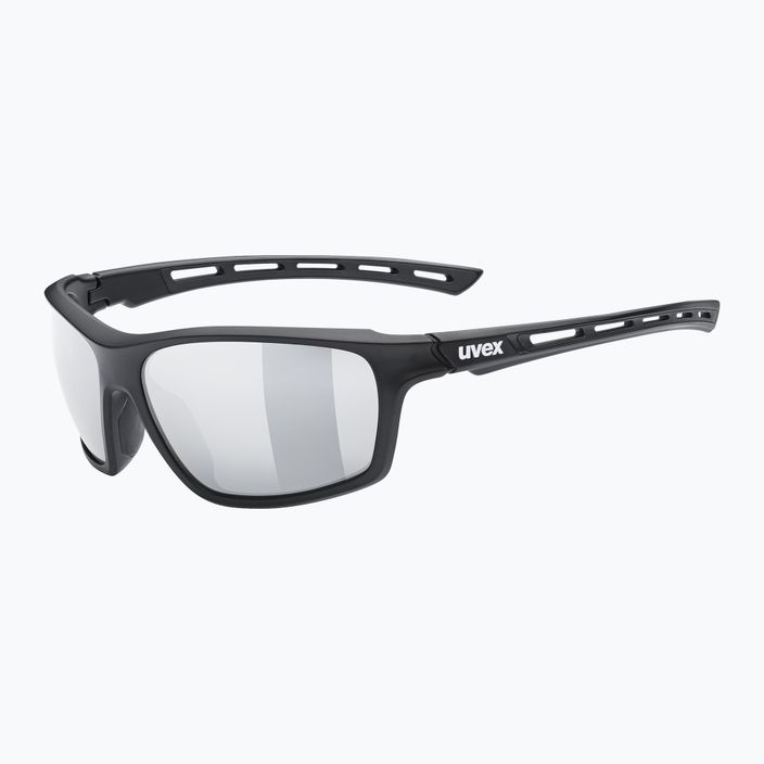 UVEX Sportstyle 229 черна матова/светлоогледална сребърна слънчеви очила 53/2/068/2216 4