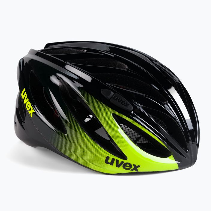 UVEX Велосипедна каска Boss Race черна/жълта S4102292015