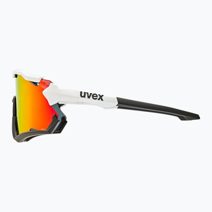 Очила за велосипед UVEX Sportstyle 228 white black/mirror red 53/2/067/8206 9