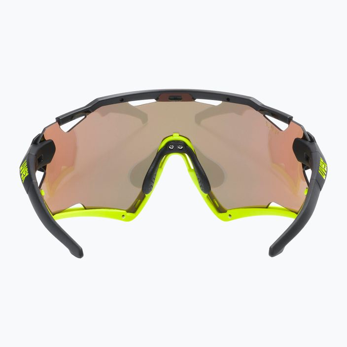 UVEX Sportstyle 228 черно-жълти матови/огледално жълти очила за колоездене 53/2/067/2616 8