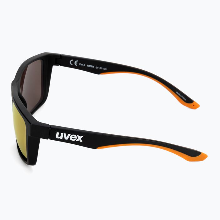 Слънчеви очила Uvex Lgl 50 CV черен мат/огледало шампанско 53/3/008/2297 4