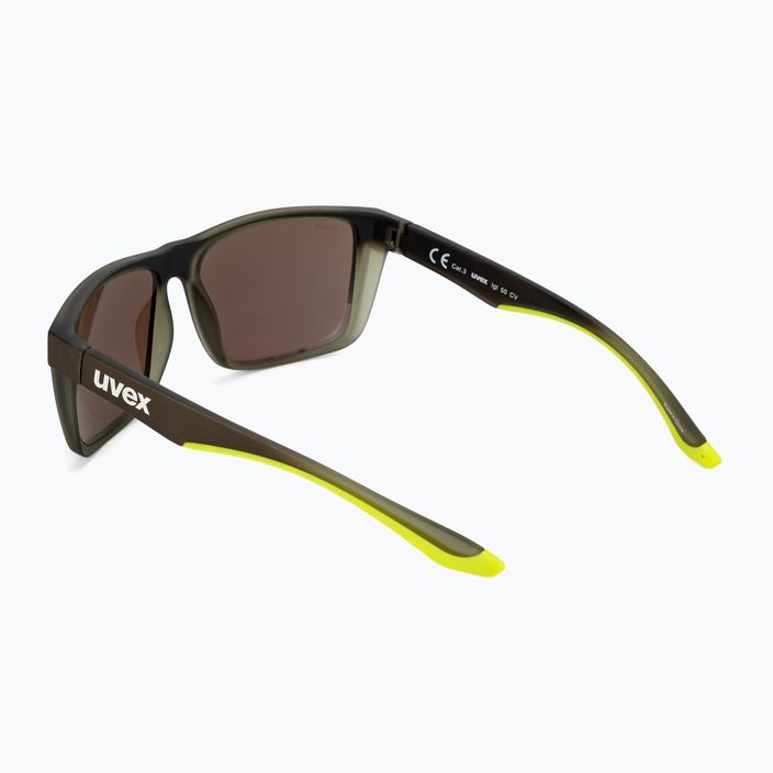 Слънчеви очила Uvex Lgl 50 CV маслинен мат/огледално зелено 53/3/008/7795 2