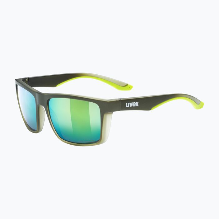 Слънчеви очила Uvex Lgl 50 CV маслинен мат/огледално зелено 53/3/008/7795 5