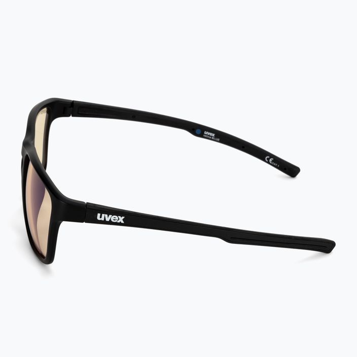 Слънчеви очила UVEX Retina Blue CV черен мат/жълт 53/3/020/2201 4