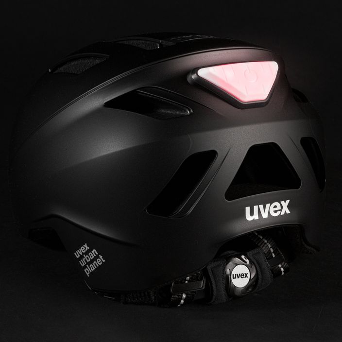 Велосипедна каска UVEX Urban Planet LED черна 41/0/065/01/17 6