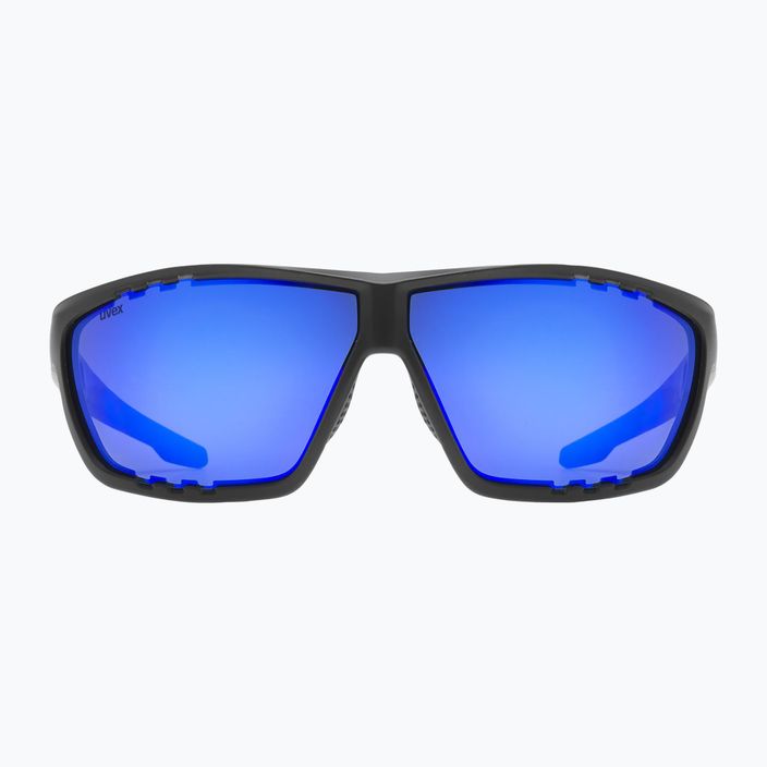 Слънчеви очила UVEX Sportstyle 706 черен мат/огледално синьо 2