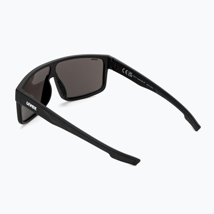 Слънчеви очила UVEX LGL 51 черен мат/огледално сребро 53/3/025/2216 2