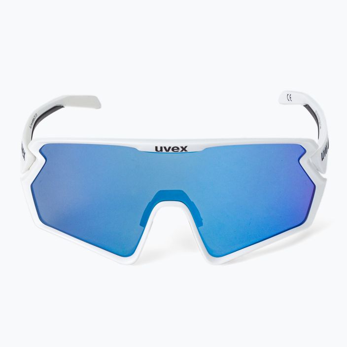 UVEX Sportstyle 231 2.0 бели матови/огледално сини очила за колоездене 53/3/026/8806 3