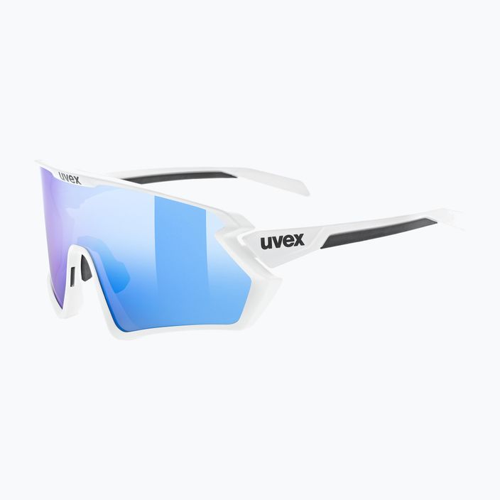UVEX Sportstyle 231 2.0 бели матови/огледално сини очила за колоездене 53/3/026/8806 5