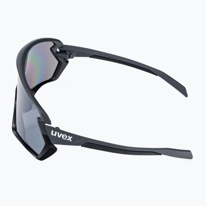 UVEX Sportstyle 231 2.0 сиво-черен мат/огледално сребристо очила за колоездене 53/3/026/2506 4