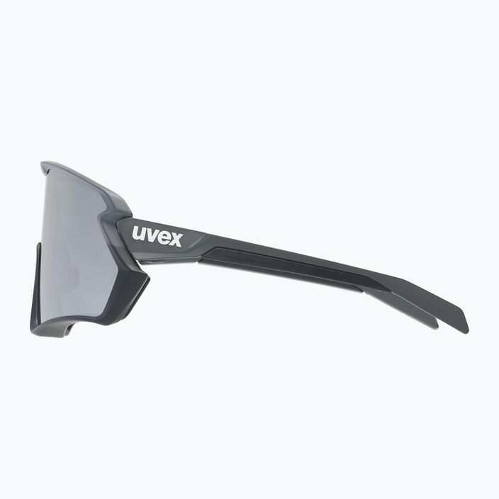 UVEX Sportstyle 231 2.0 сиво-черен мат/огледално сребристо очила за колоездене 53/3/026/2506 7