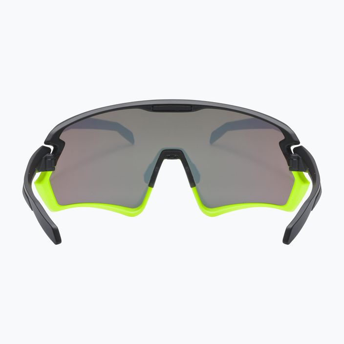 UVEX Sportstyle 231 2.0 черно-жълти матови/огледално жълти очила за колоездене 53/3/026/2616 9