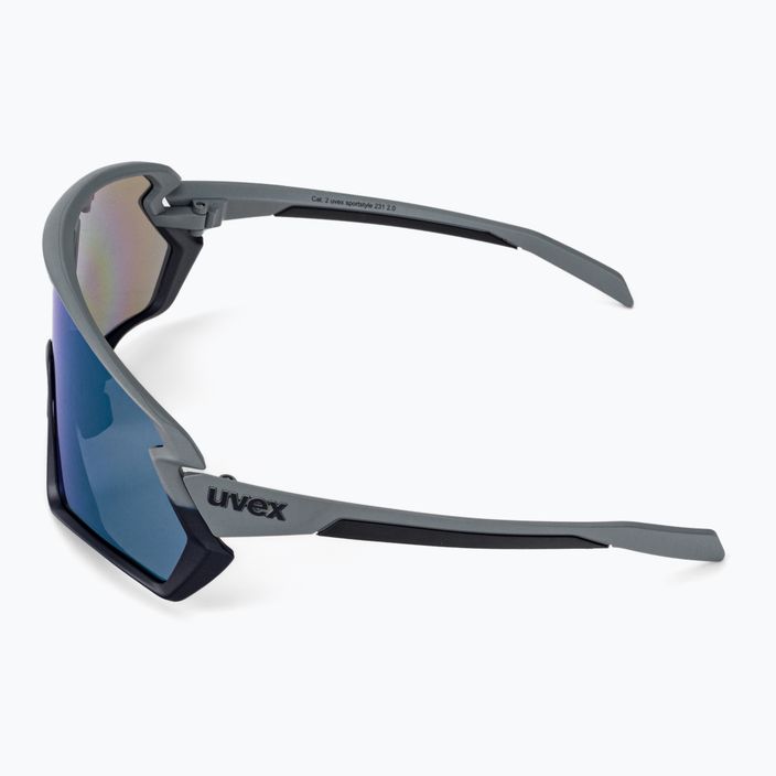 UVEX Sportstyle 231 2.0 rhino deep space mat/mirror blue очила за колоездене 53/3/026/5416 4