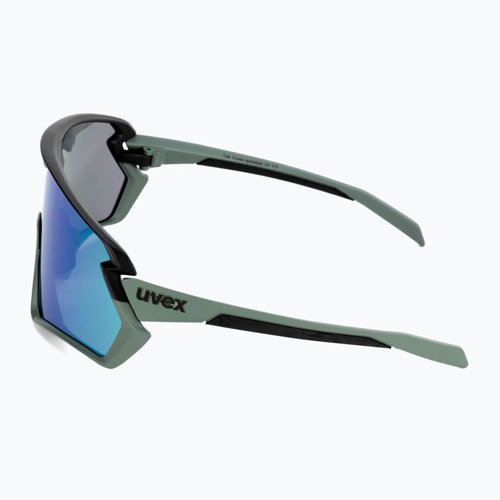 UVEX Sportstyle 231 2.0 мъхово зелено, черен мат/огледално зелено, очила за колоездене 53/3/026/7216 4