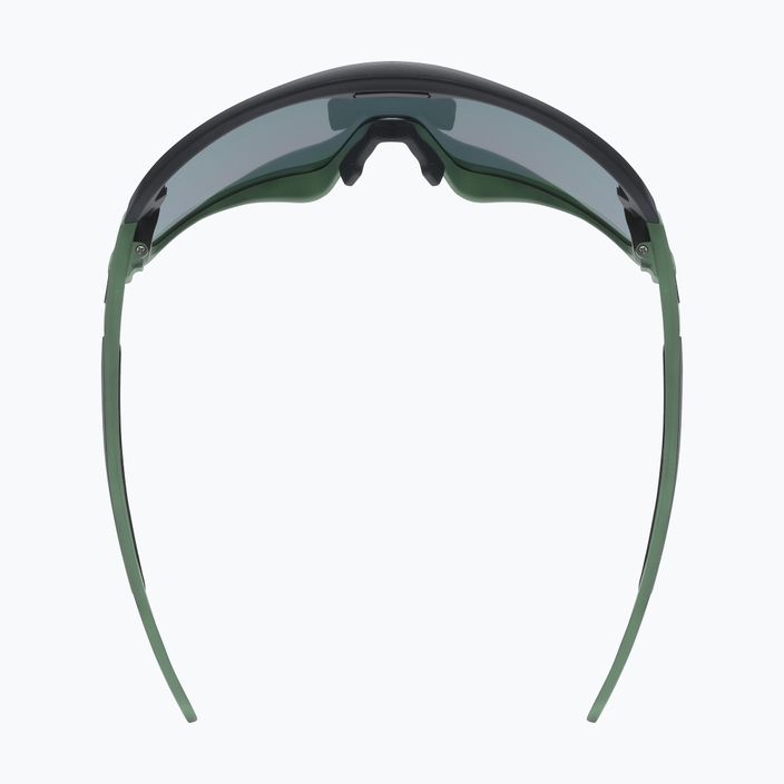 UVEX Sportstyle 231 2.0 мъхово зелено, черен мат/огледално зелено, очила за колоездене 53/3/026/7216 8