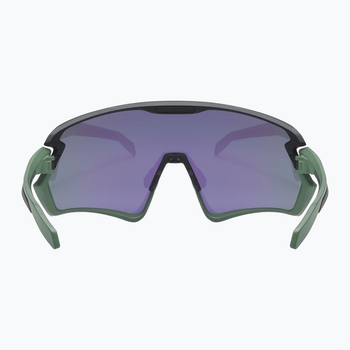 UVEX Sportstyle 231 2.0 мъхово зелено, черен мат/огледално зелено, очила за колоездене 53/3/026/7216 9
