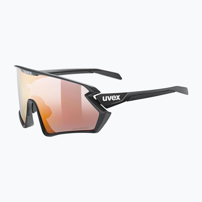 Очила за колоездене UVEX Sportstyle 231 2.0 P черен мат/огледално червено 53/3/029/2230 5