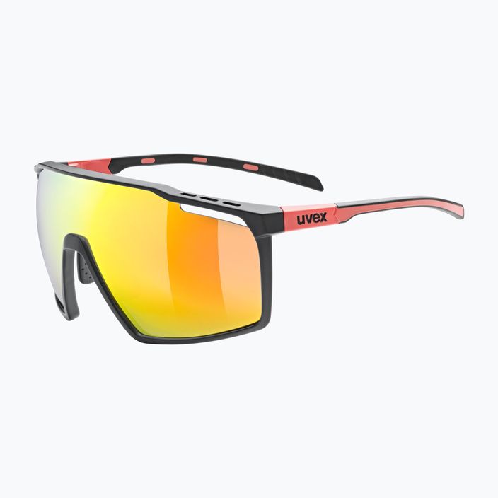 Слънчеви очила UVEX Mtn Perform black red mat/mirror red 53/3/039/2316 5