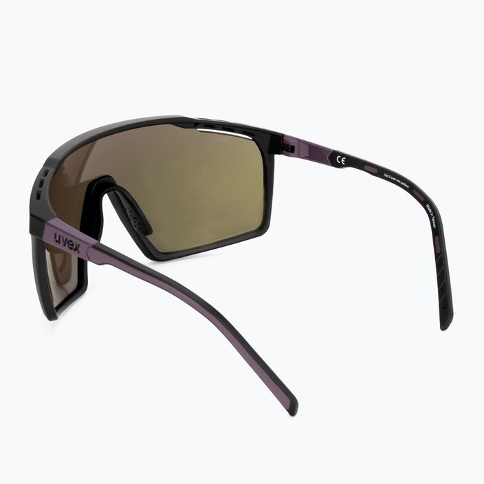 UVEX Mtn Perform черно-лилави матови/огледални лилави слънчеви очила 53/3/039/2116 2