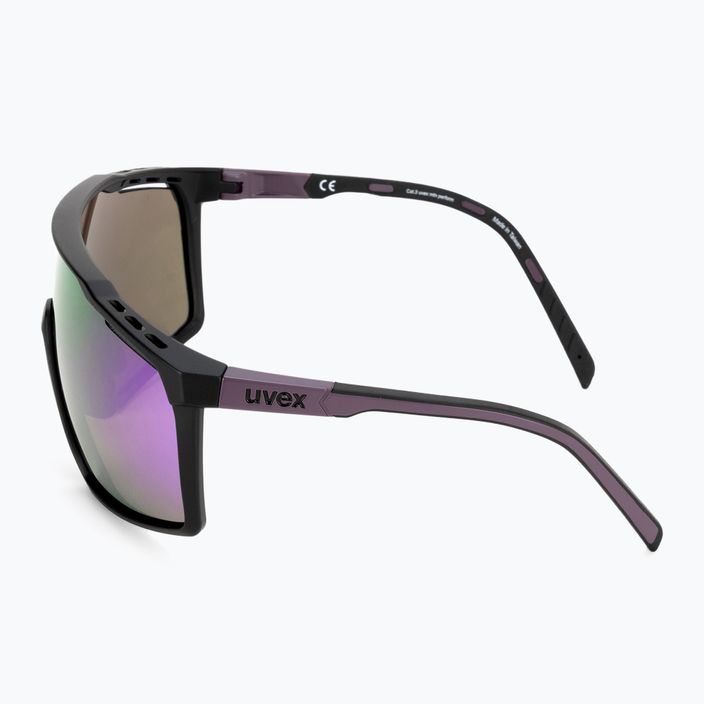 UVEX Mtn Perform черно-лилави матови/огледални лилави слънчеви очила 53/3/039/2116 4