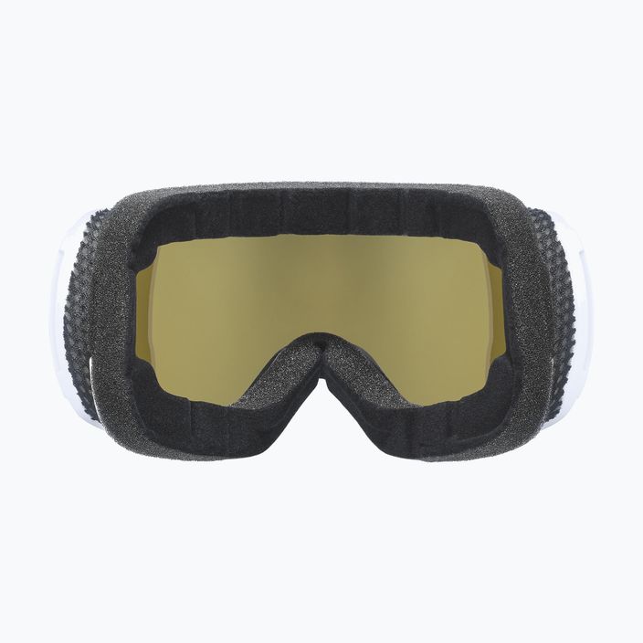 Дамски ски очила UVEX Downhill 2100 CV WE S2 арктическо синьо матово/огледално бяло/цветен цвят зелен 3