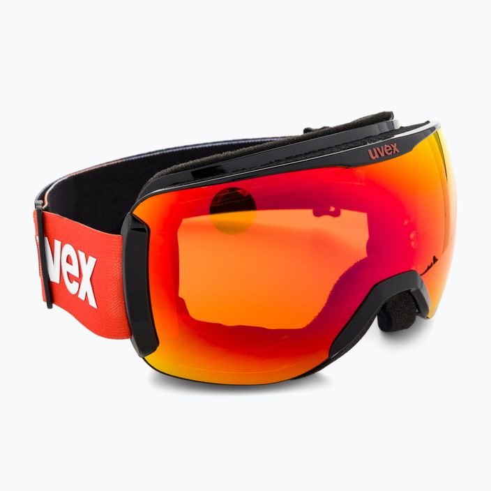 UVEX Downhill 2100 CV S2 ски очила черни лъскави/огледални алени/оранжеви