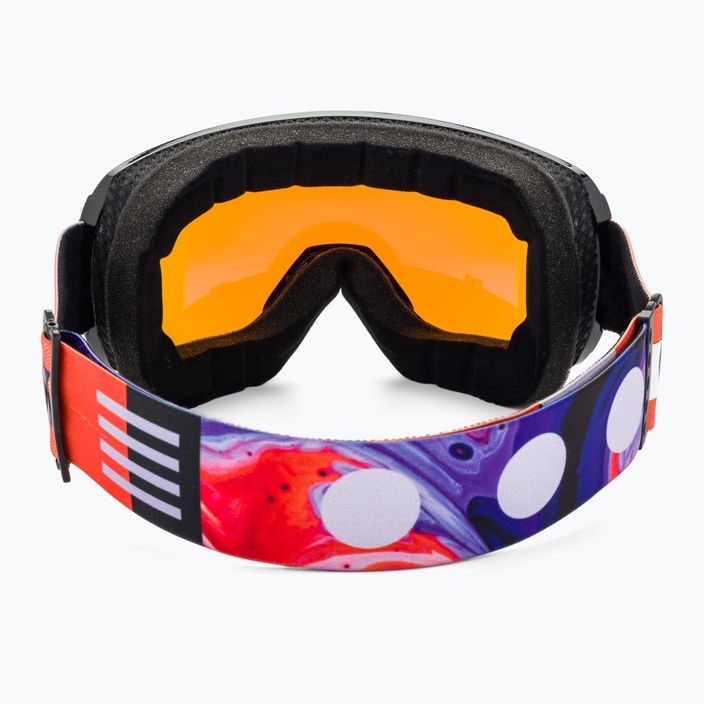 UVEX Downhill 2100 CV S2 ски очила черни лъскави/огледални алени/оранжеви 3