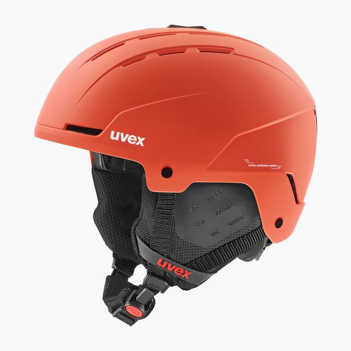 Ски каска UVEX Stance fierce red matt 6